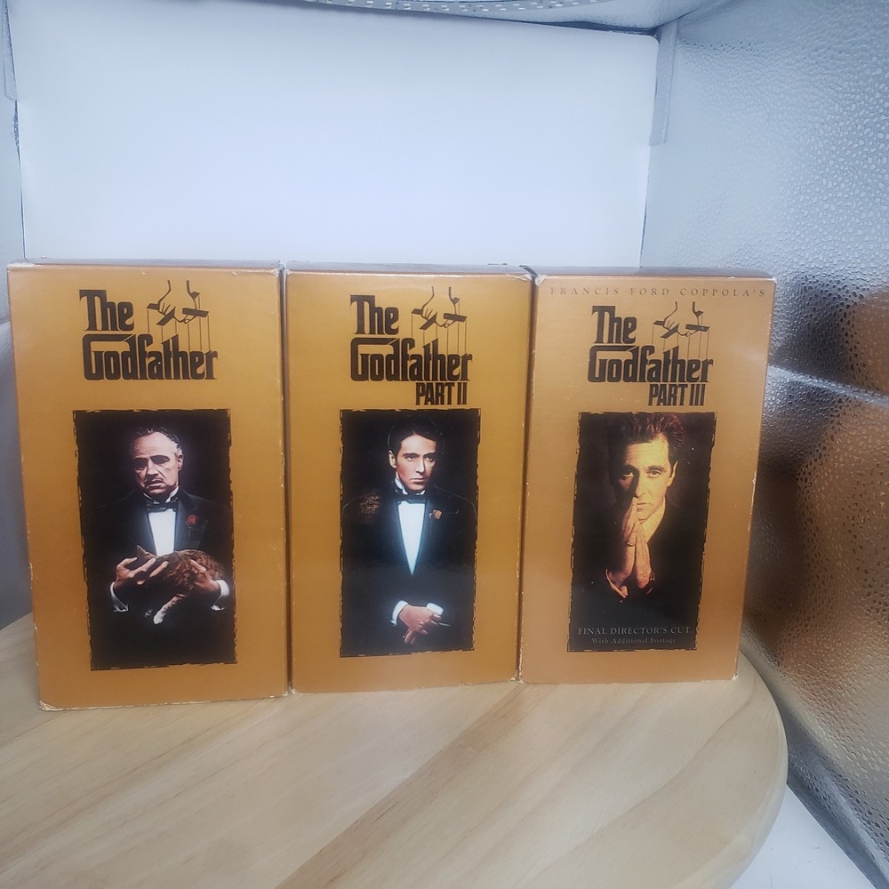 Godfather Trilogy, The - 1901-1980 (VHS, 1992, 6-Tape Set) Tape
